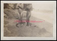 VINTAGE RARE EARLY 1920s UNUSUAL BIZARRE NUDE 3 GUYS PHOTO GAY INT picture