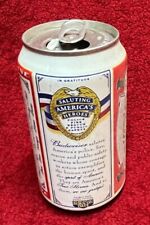 2002 Budweiser Saluting American Heroes 12oz Empty Can picture