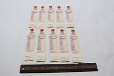 VINTAGE 1960s1970s 76 GAS STATION SERVICE REMINDER DOOR JAM STICKERS LOT OF 10 picture