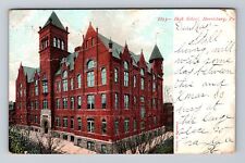 Harrisburg PA-Pennsylvania, Panoramic View High School, Antique Vintage Postcard picture