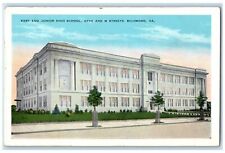 c1920's East End Junior High School Campus Building Richmond Virginia Postcard picture