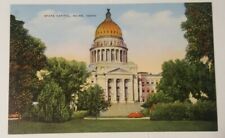 Vintage IDAHO postcard Beautiful color card 1930s STATE CAPITOL BUILDING Boise  picture