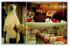 c1950's Frank's Steak House & Dining Room Restaurant Newport Vermont VT Postcard picture