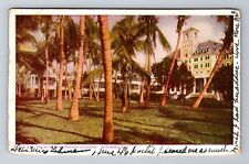 Palm Beach FL-Florida, Hotel Royal Poinciana Colonnade, Vintage c1905 Postcard picture