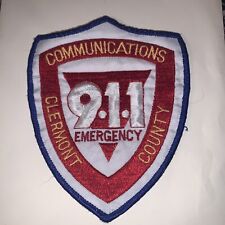 CLERMONT COUNTY OH OHIO COMMUNICATIONS 911 EMERGENCY POLICE PATCH picture