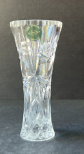 Lenox Fine Crystal Vases 6” Pinwheel Star Fan Flower Design Made In USA picture