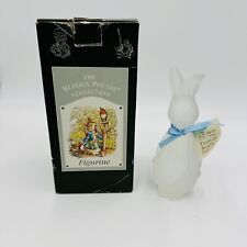 Rare Charpente Frosted Glass Figurine Beatrix Potter Peter Rabbit Vintage picture
