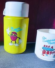 vintage 1987  the california raisins thermos and travel cup  picture