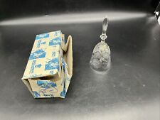 VTG Beyer Bleikristall Lead Crystal hand Cut Bell With Original Box W. Germany picture