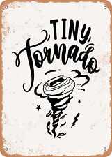 Metal Sign - Tiny tornado - 3 - Vintage Look picture