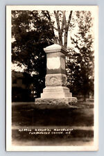 RPPC Merrill Memorial Monument Sons & Daughters Civil War Cumberland ME Postcard picture