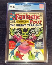 FANTASTIC FOUR #24 CGC 9.4 OW/W PGS STAN LEE STORY & JACK KIRBY ART picture