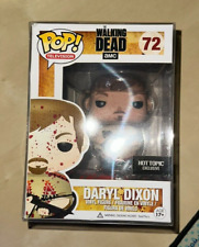 Funko Pop Walking Dead Hot Topic Exclusive Bloody Poncho Daryl Dixon #72 picture