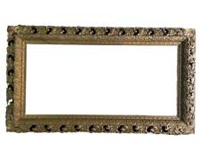Distressed Antique Ornate Wood Picture Frame for ~19x42 picture