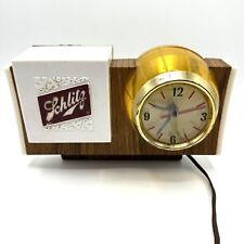 VTG 1965 SCHLITZ Beer Barrel Motion Cash Register Bar Clock Memorabilia VIDEO picture