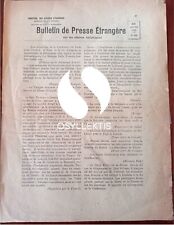 1922, Foreign Press Bulletin, Hellenic Affairs, Kemal Ataturk, Greco-Turkish War picture