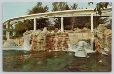 Disneyland Submarine Falls Seven Seas Mermaids Tomorrowland Anaheim CA Postcard picture