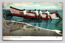 c1908 DB Postcard Lifeguards Bringing in the Life Boat IPC&N IPCN picture