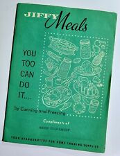 1963 Jiffy Meals You Too Can Do It Canning & Freezing Guide VTG Paperback picture
