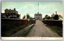 Evansville, Indiana - Marine Hospital - Vintage Postcard - Unposted picture