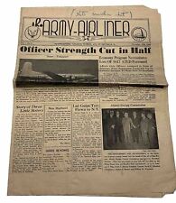ORIGINAL WWII Era The ARMY AIRLINER NEWSPAPER 1946 Nov 15  From a WWII Pilot picture