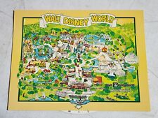 Vintage Walt Disney World Magic Kingdom Dial Guide Map 1980 RARE ~NICE~ picture