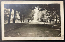 Residential Street Wauseon Ohio RPPC 1915 picture