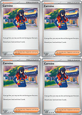 Carmine 145/167 - Twilight Masquerade - Pokemon Trainer Card Lot x4 picture