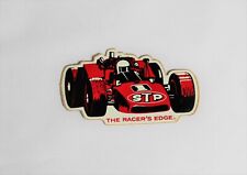 1972 STP VINTAGE ORIGINAL THE RACERS EDGE # 1 INDY 500 STICKER DECAL NOS picture