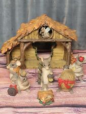 Vintage Silvestri Charming Tales Mouse Nativity Set picture