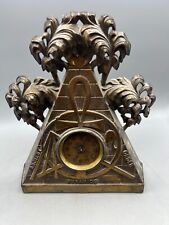 Scarce OLD ANCIENT ORDER OF PYRAMIDS CAST IRON CLOCK JM GOODELL JR picture