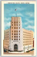 Postcard Dominion Public Building, Winnipeg, Manitoba, Canada Posted 1953 picture