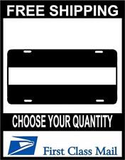  Thin White line License Plate   picture