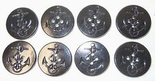 GENUINE U.S. NAVY PEA COAT BUTTONS (Set of 8-NEW) picture