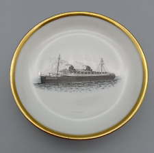 SS BREMEN North German Lloyd Portrait Souvenir Trinket Pin Dish 4