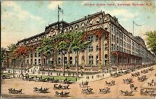 1914. U.S. HOTEL, SARATOGA SPRINGS, NY POSTCARD EP15 picture