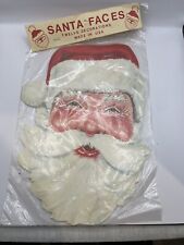 Vintage Santa Claus Santa Faces, Still In The Package.. Made In The USA picture