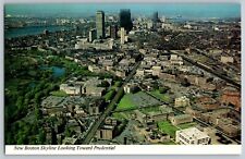 Boston, Massachusetts MA - Skyline Looking Toward Prudential - Vintage Postcard picture