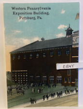 OLD PITTSBURGH PA EXPOSITION BUILDING MERRY-GO-ROUND ROLLER COASTER NEW POSTCARD picture