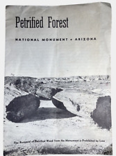 VINTAGE 1959 PETRIFIED FOREST NATIONAL MONUMENT ARIZONA BOOKLET picture