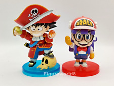 Rare Pair Goku Pirate &  Arale Chan Dragon Ball x Dr Slump Jp World Collectible  picture