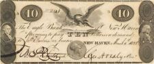 Eagle Bank of New Haven $10 - Obsolete Notes - Paper Money - US - Obsolete picture