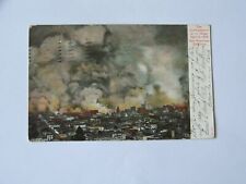 San Francisco California CA April 19, 1906 Fire Conflagration at its Height picture