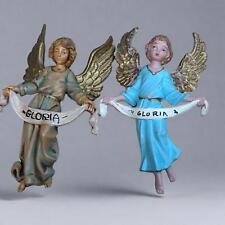 Two Vintage Italian 1983 Fontanini Winged Angels Gloria picture