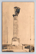 RPPC St. George Memorial Demolished by German WWII Forces Zeebrugge Postcard picture