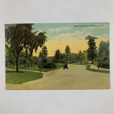 Postcard Ohio Cleveland OH Boulevard Drive Automobile 1911 Posted picture