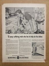 SEXIST VINTAGE 1950 Print Advertisement General Electric Every Suffering Husband picture