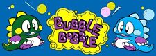 Bubble Bobble Arcade Marquee For Reproduction Header/Backlit Sign picture