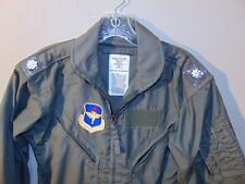 U.S.Military Pilot, Aircrew Sage Green CWU-27/P Flight Suit W/Insignia Size 38 S picture