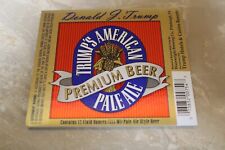50 Donald Trump Hotels & Casinos Beer Labels Wainwright Brewing Pittsburgh, PA picture